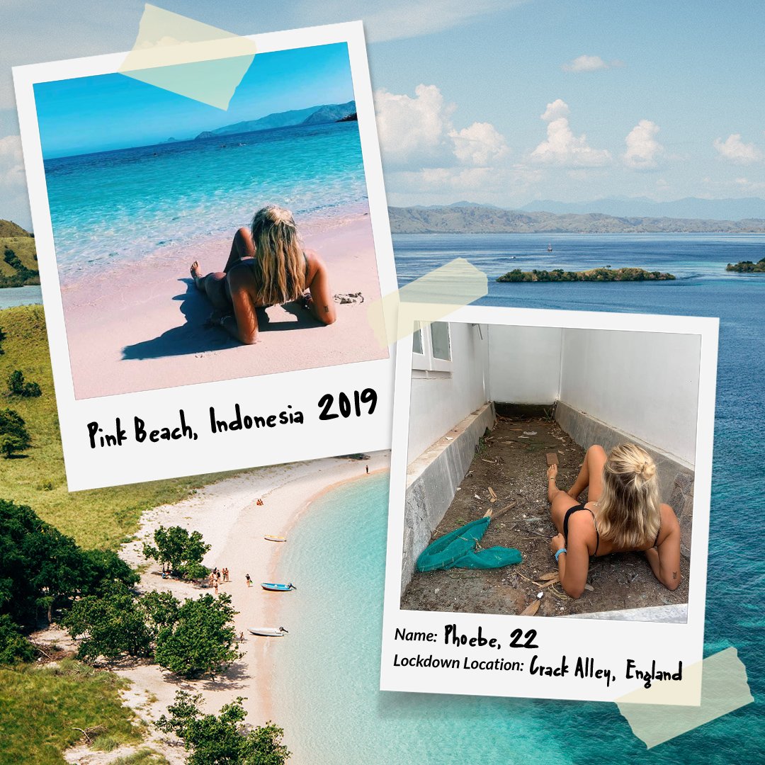 Phoebe has swapped the pristine beaches of Bali, for the less pristine dirt of Crack Alley