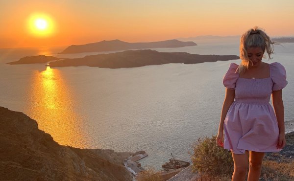 Santorini sunsets during the pandemic, just as beautiful as usual