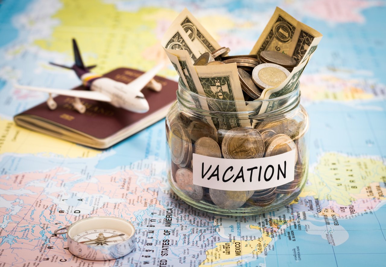 saving for vacation pot