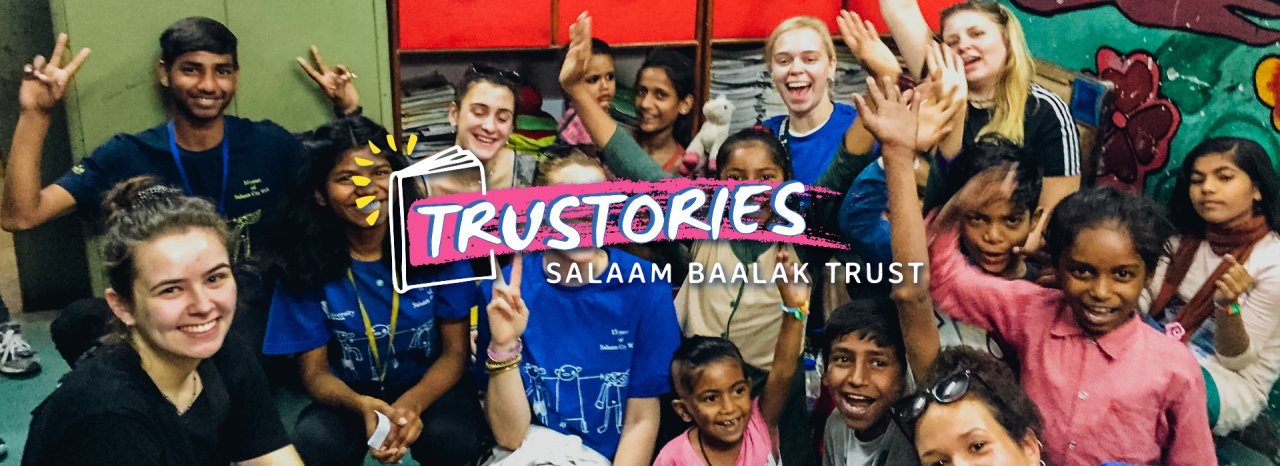 TruStories banner Children in classroom smiling