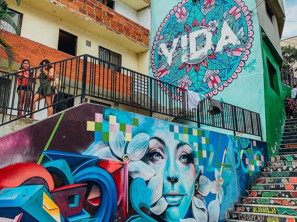 Medellin street art, Colombia
