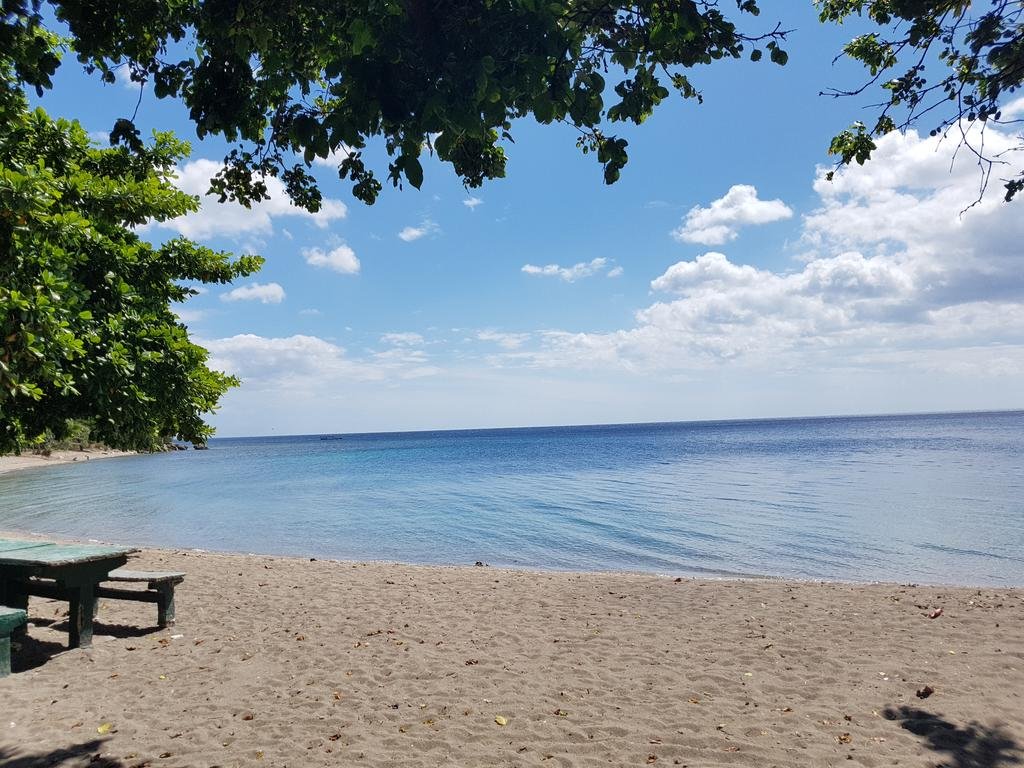 sea view and blue sky in Sumbawa Indonesia