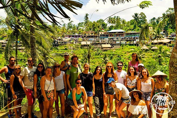 Group photo in Ubud, Bali