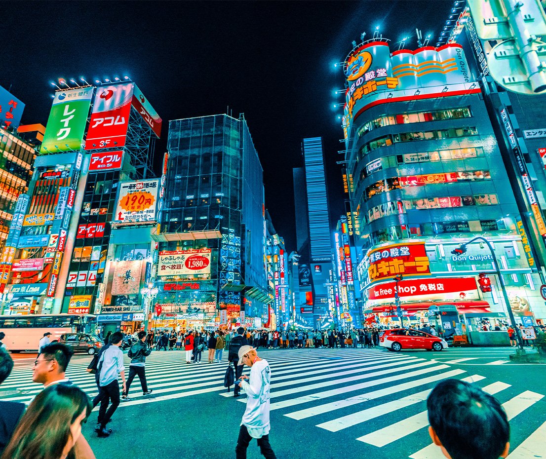Day 1 - Tokyo Japan - city night 6