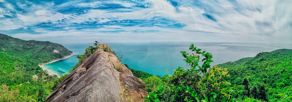 Bottle beach hike, view